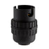 B22 Back Entry Lamp Holder – Black Nylon 10mm