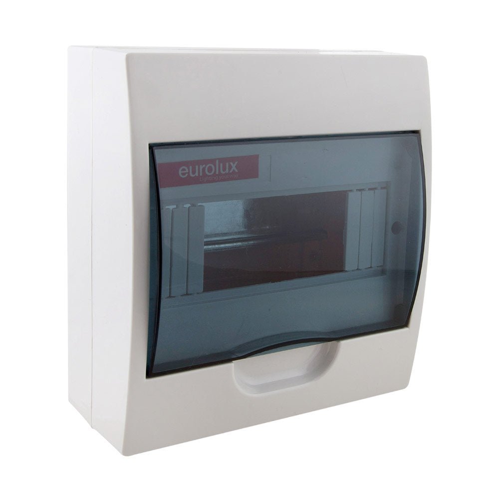 8 Way DIN Rail Distribution Board - Surface Mounted