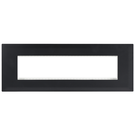 Black 8 Module Cover Plate - ECP Range