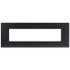 Black 8 Module Cover Plate - ECP Range