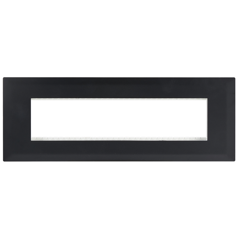 Black 8 Module Cover Plate - ECP Range