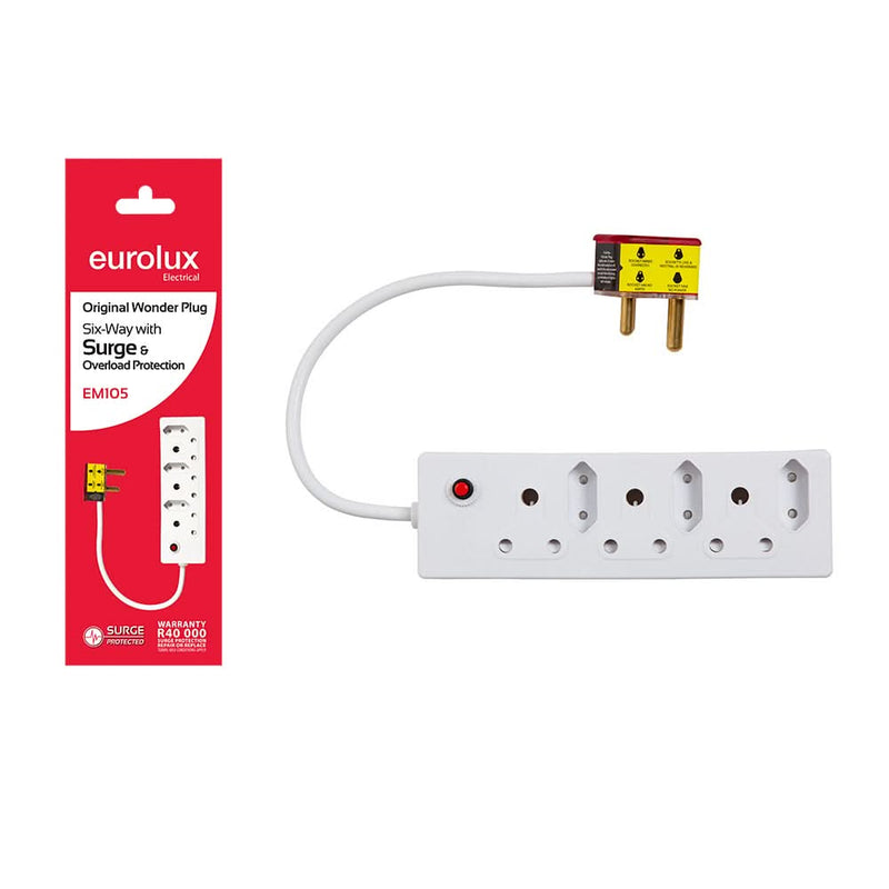 Safe plugs, lamps, and surge protectors