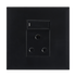 Black 16A RSA Socket with Switch – 4 X 4