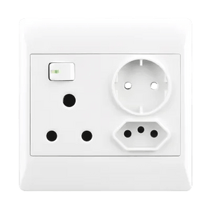 EPL White Socket - 16 Amp Socket + New RSA Socket + Schuko