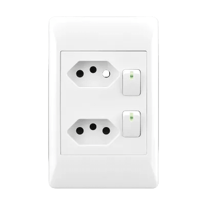 EPL White Socket - 2 x New RSA Sockets