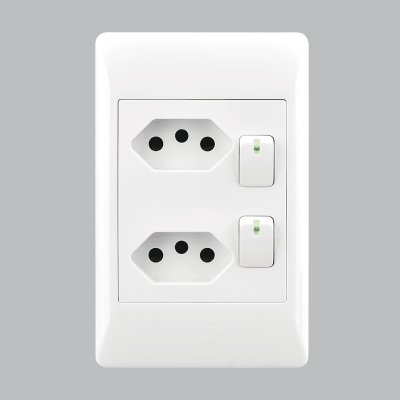 EPL White Socket - 2 x New RSA Sockets