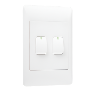 EPL White Switch - 2 Lever 1 or 2 Way Switch - 2 X 4 (Launch Special) - Future Light - LED Lights South Africa