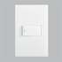 White 1 Lever Wall Switch - 1 Way 4x2