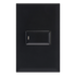 1 Lever 1 Way Switch - 4x2 (Black)