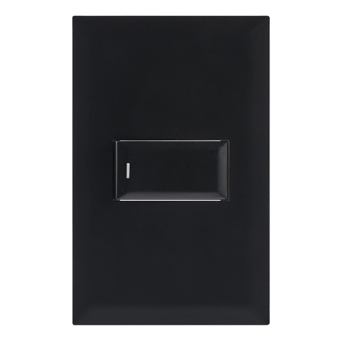 1 Lever 1 Way Switch - 4x2 (Black)