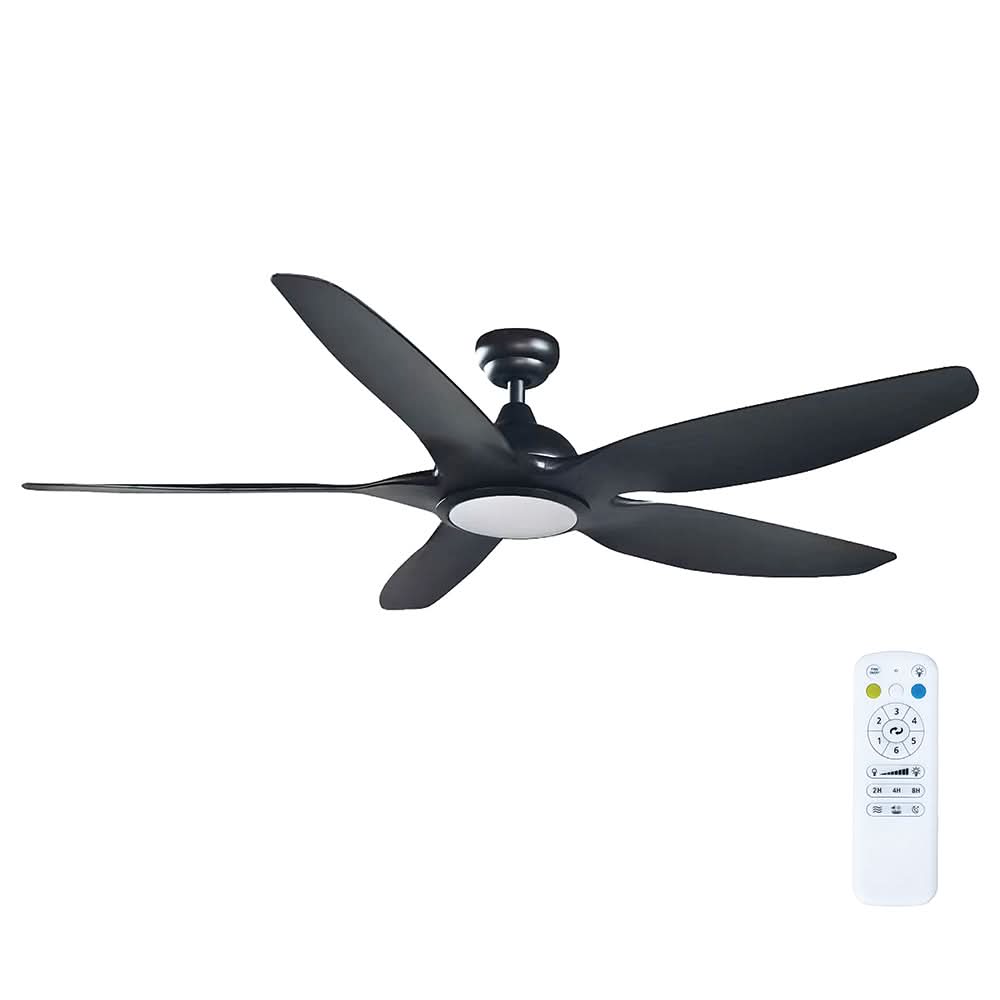 Eon Matt Black LED Ceiling Fan