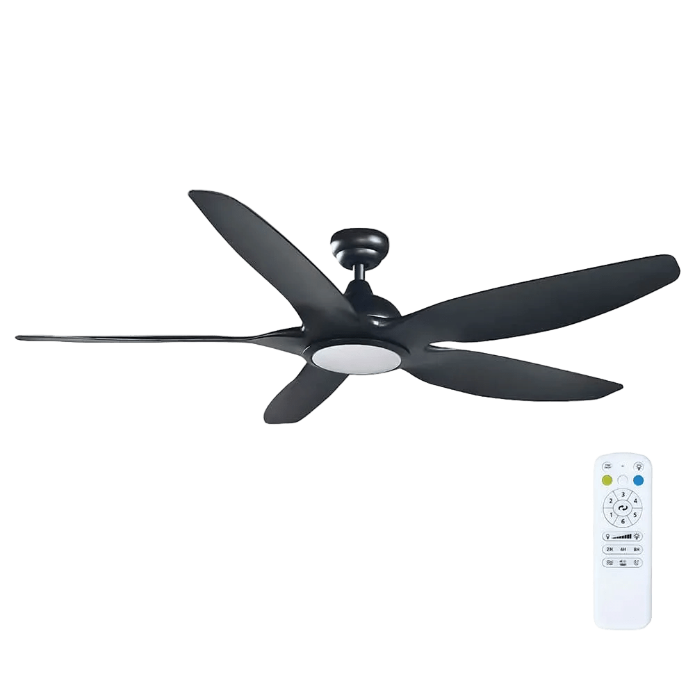 Eon Matt Black LED Ceiling Fan