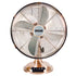 Eurolux table fan with bronze finish on a white background