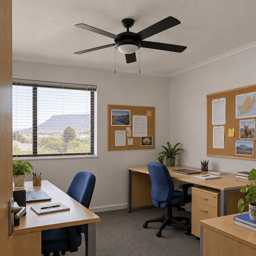 Comet Ceiling Fan 5 Blades Black