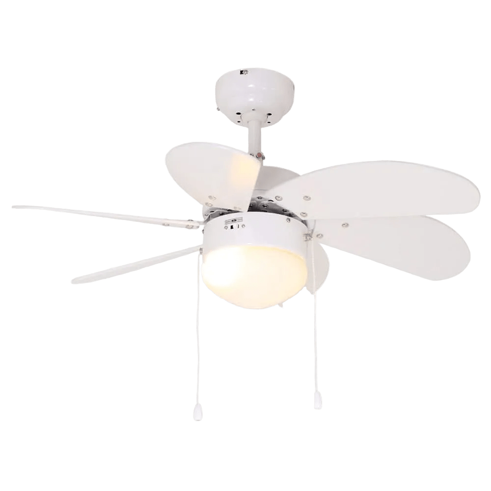 Fan Turbo Swirl 6 Blades White