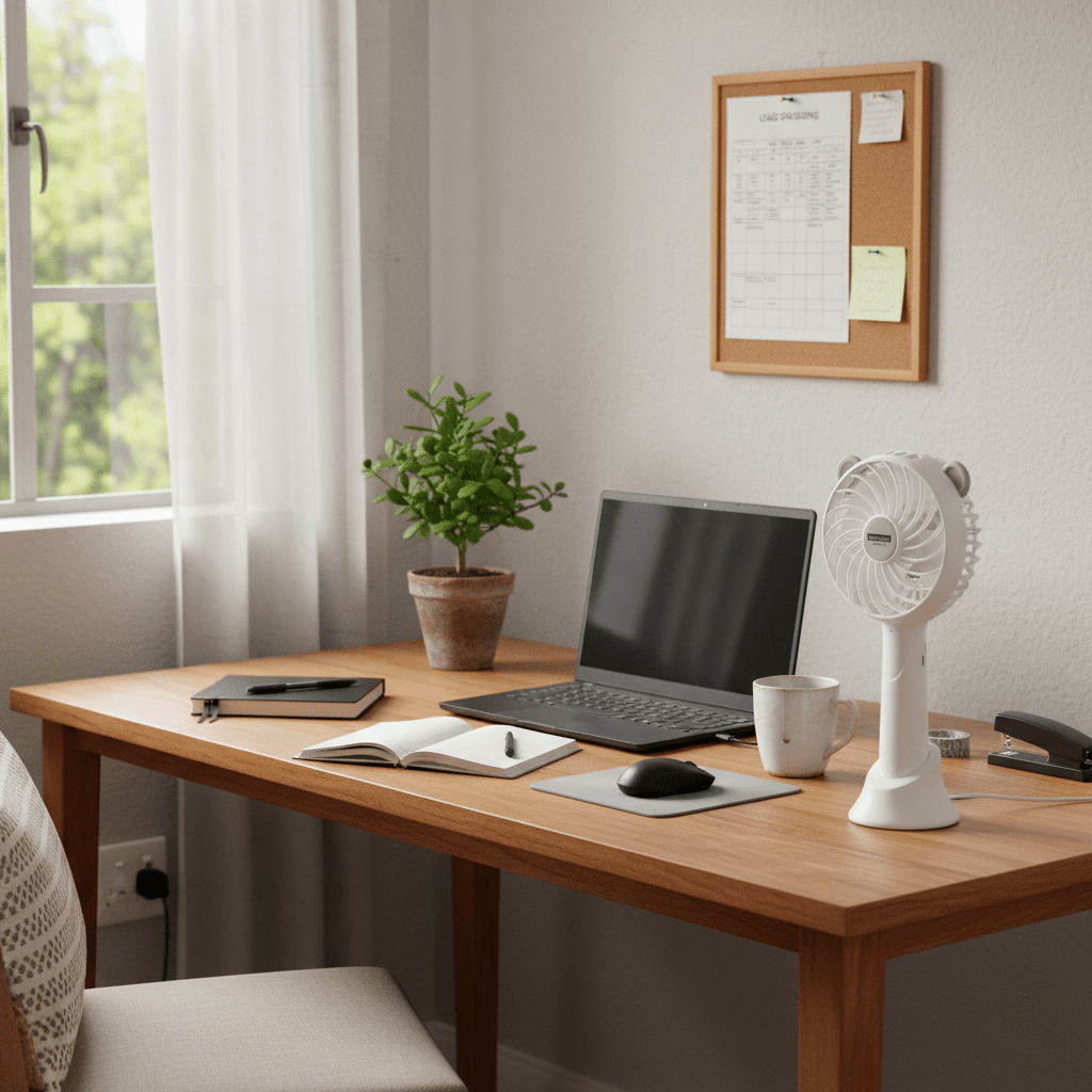 Eurolux Rechargeable Fan USB Mini Hand Fan