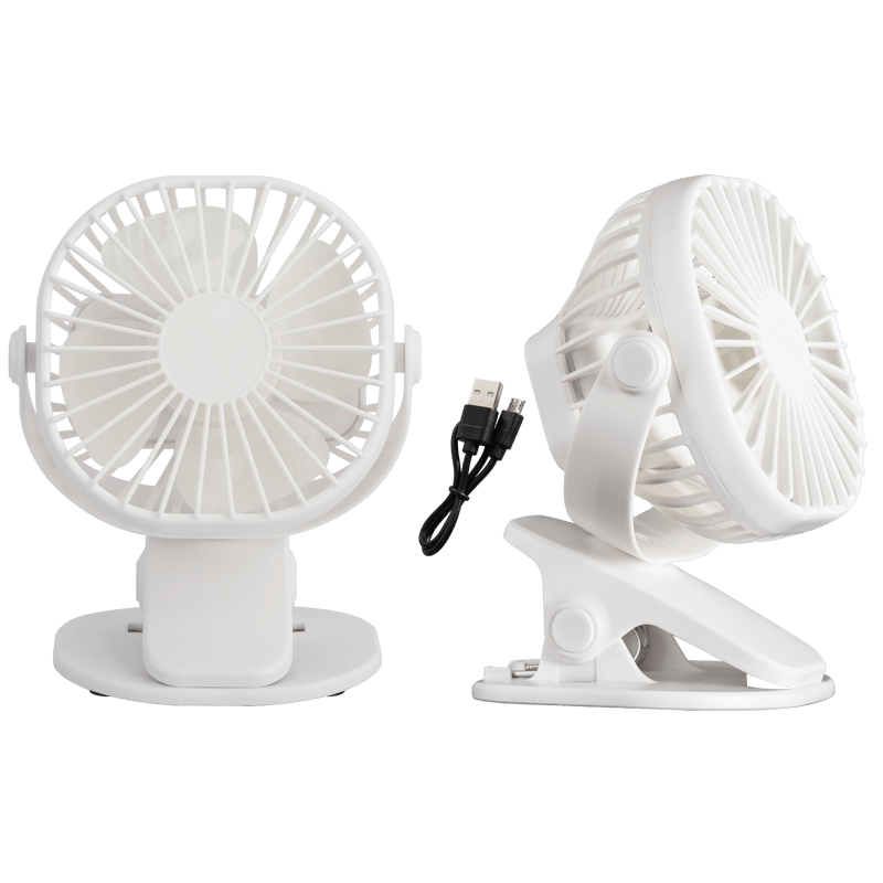 Portable Rechargeable 3 Speed Clip On Fan - Future Light - LED Lights South Africa