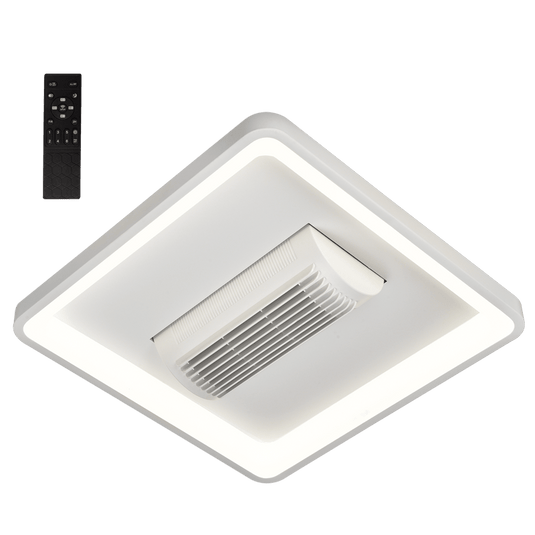 Square CCT LED Ceiling Fan with Remote Control