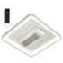 Square CCT LED Ceiling Fan with Remote Control
