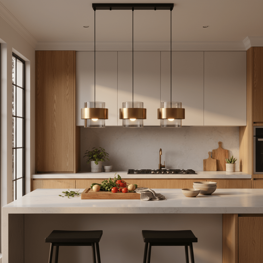 Bon Bon Linear Trio Pendant Light