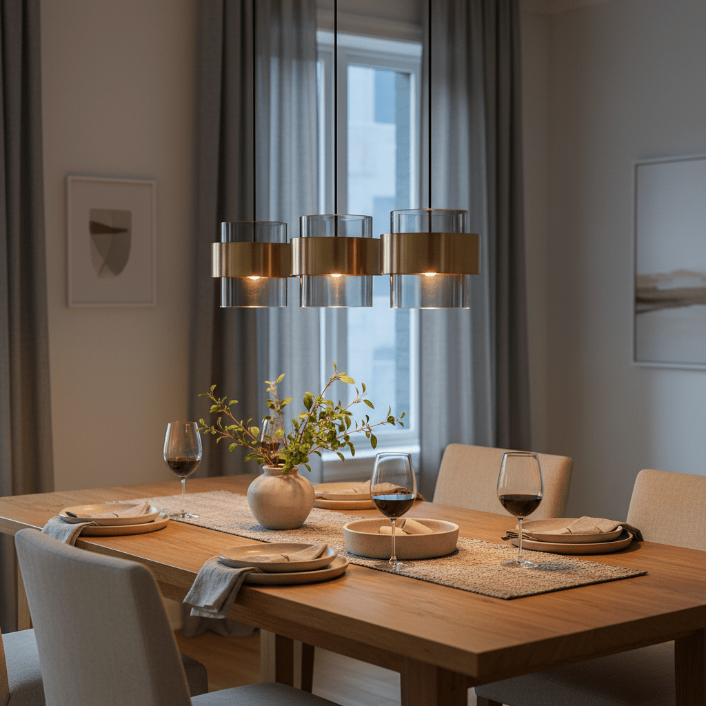 Bon Bon Linear Trio Pendant Light