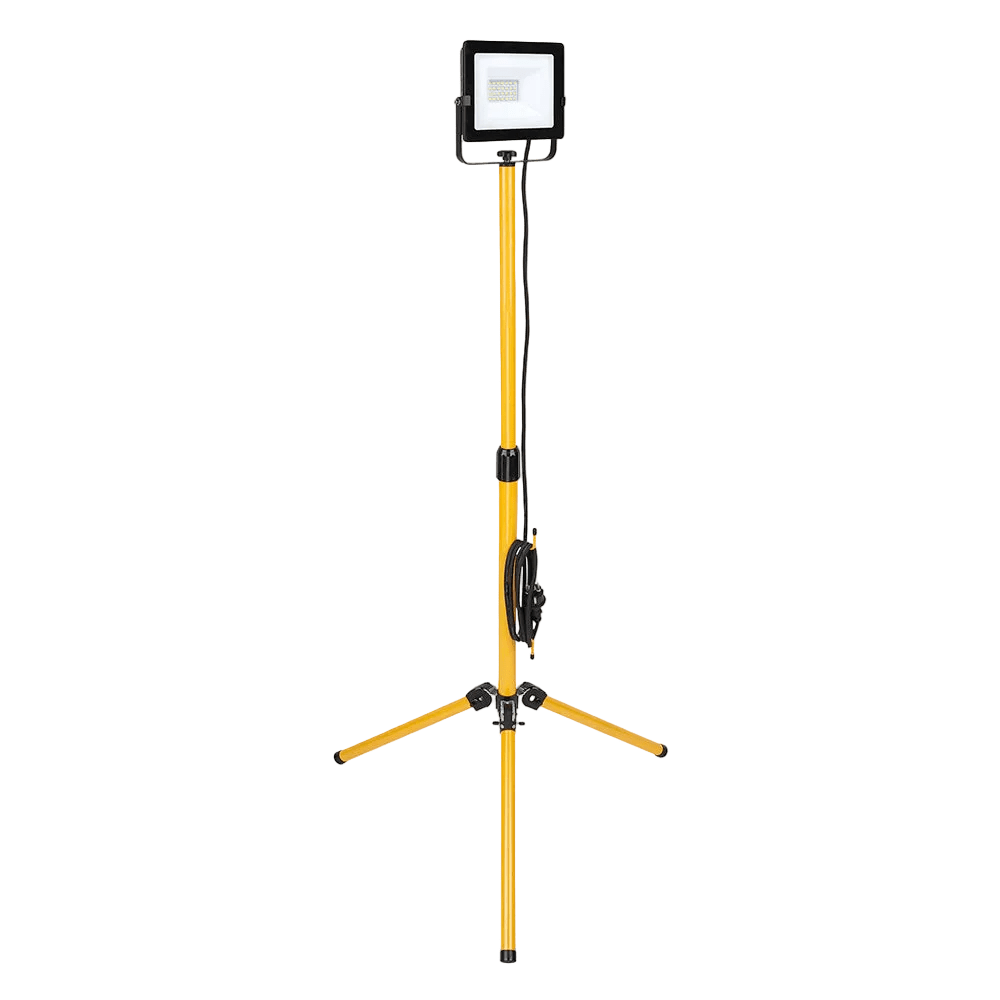 20W Black & Yellow Portable LED Floodlight, IP65