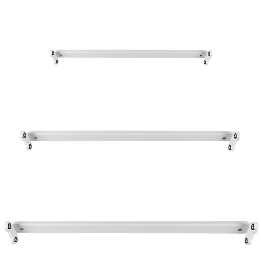 Double Open Channel LED T8 Tube Fittings