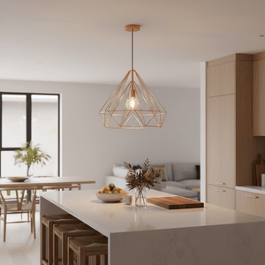 Leonardo Copper Wire Pendant Light