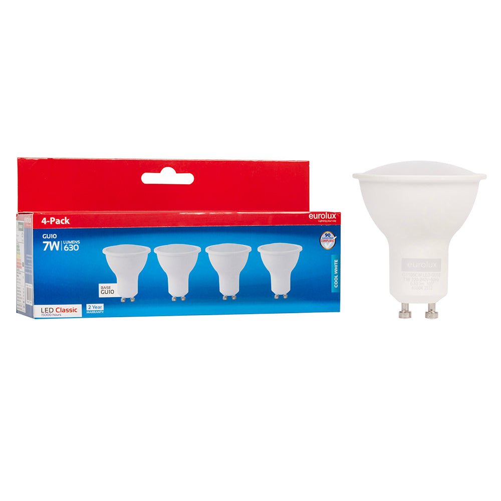 LED Downlight - 7W GU10 (4 Pack)