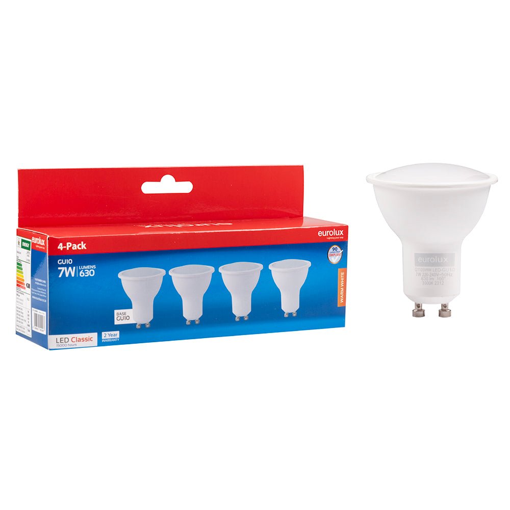 LED Downlight - 7W GU10 (4 Pack)