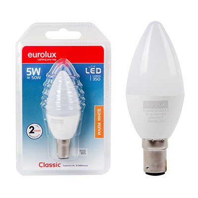 LED Candle - 5W Dimmable B15 - Future Light - LED Lights South Africa