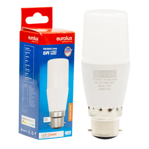 G1183BC Eurolux Stick Lamp T36 6w LED B22 3000K 105lm