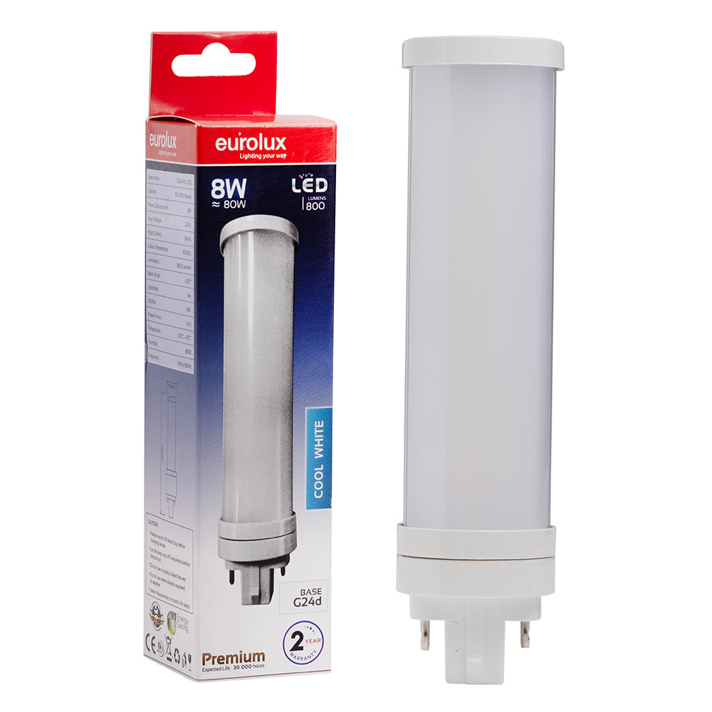 10W G24d LED PL Lamp, 4000K Cool White product image