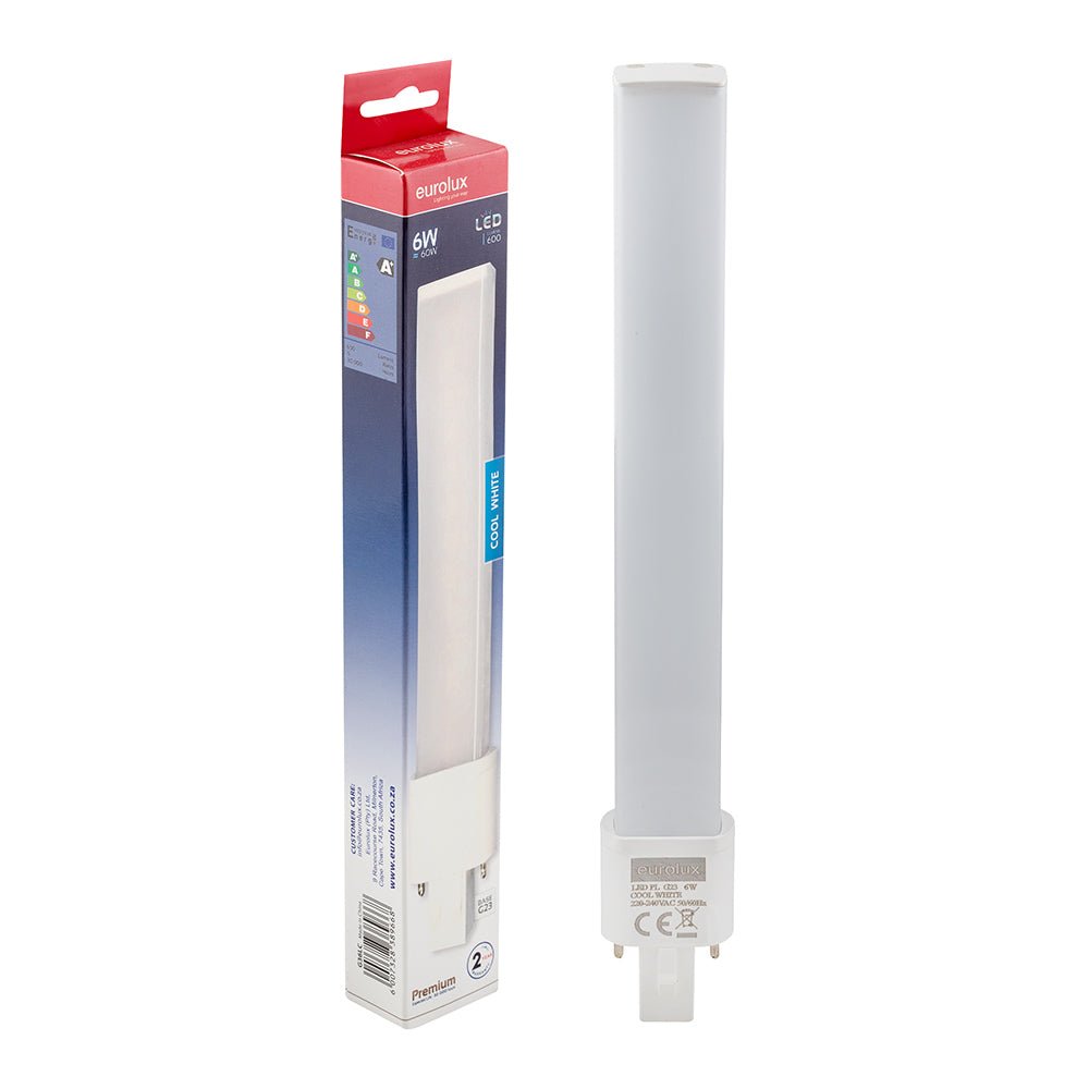 Cool White 6W LED G23 Bulb