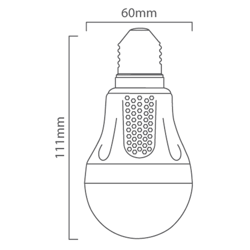 LED 5W Rechargeable Lamp