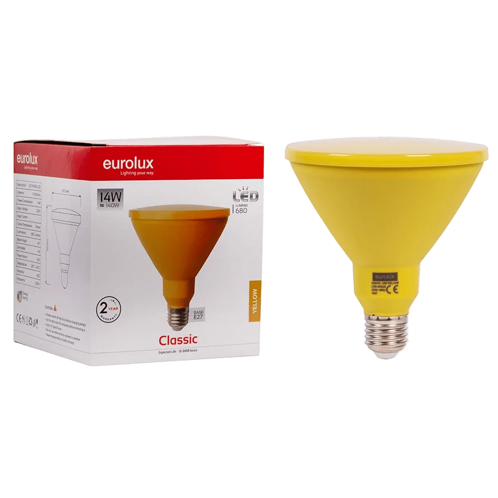 14W PAR38 LED Bulb - Yellow