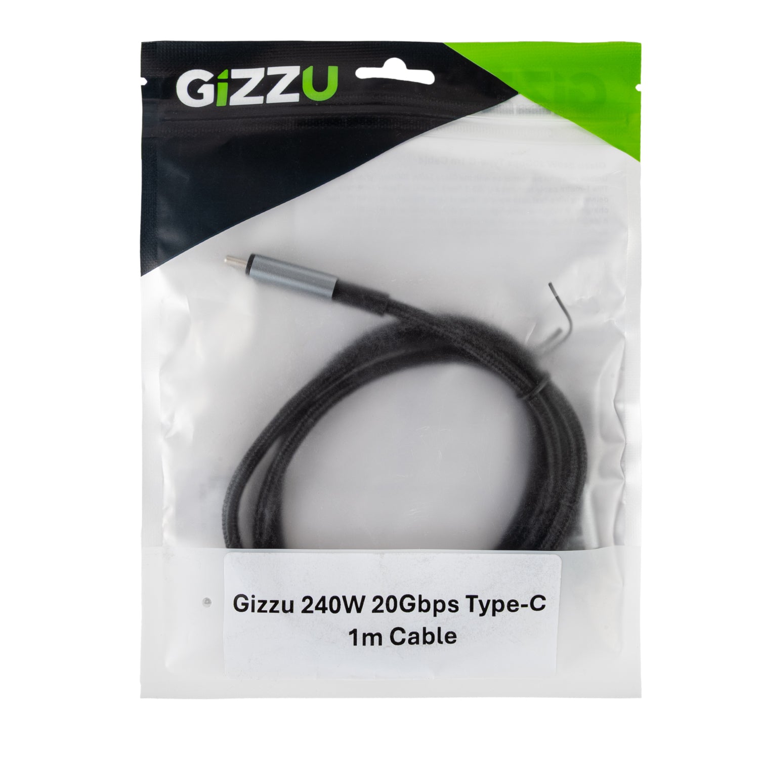 GIZZU 240W 20Gbps Type-C 1m Cable - source product image