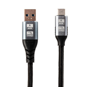GIZZU 60W 10Gbps USB to Type-C 2m Cable - product image