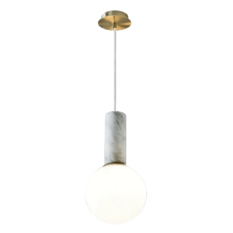 Otto White Marble Pendant Light