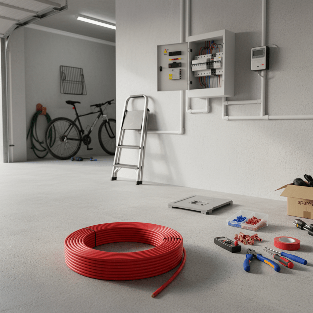 Red 16mmÂ² General Purpose Wire 20m