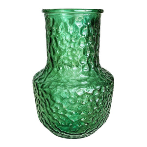 Emerald Textured Glass Vase product image
