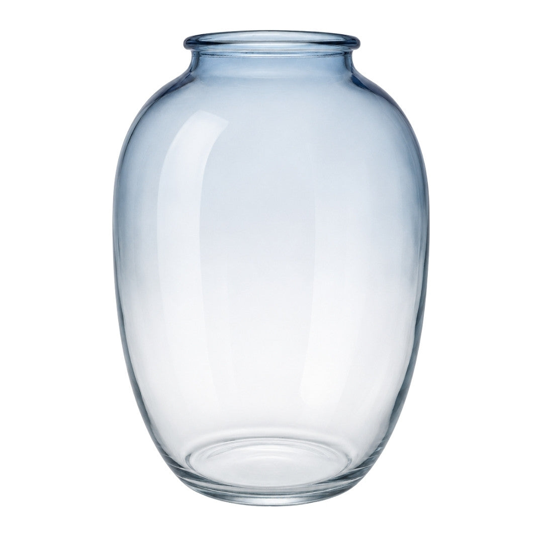 Glass Vase – Smoke Blue Oval product image