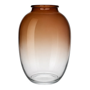 Glass Vase – Amber Ombre Oval product image