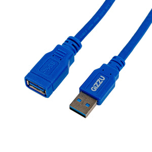 Gizzu USB 3.0 Extension Cable, 2m, Blue - product image