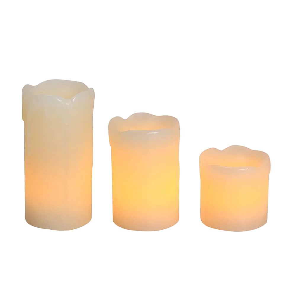 Party Lights - 3pc LED Dripping Candles