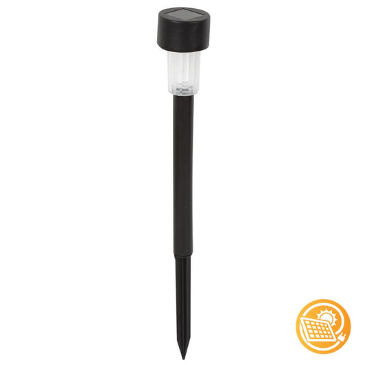 Black LED Solar Garden Spike