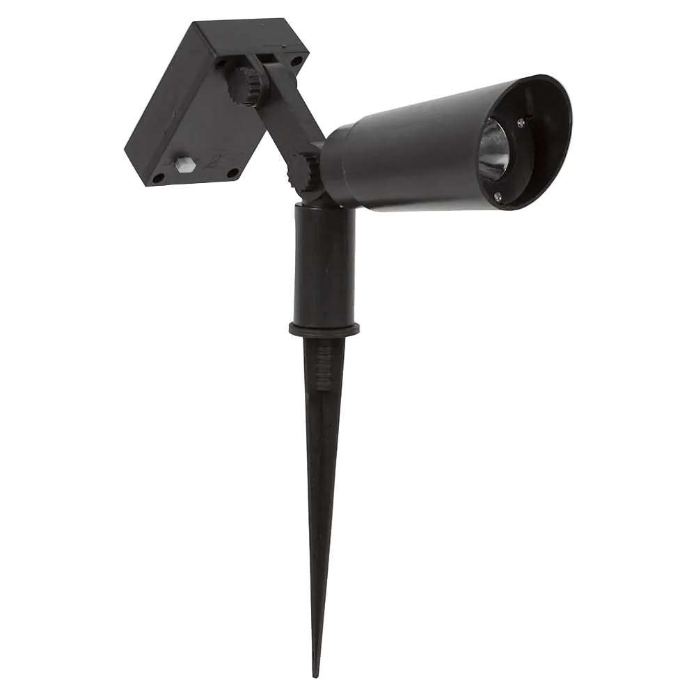 Solar Garden LED Spot Black - Waterproof IP44