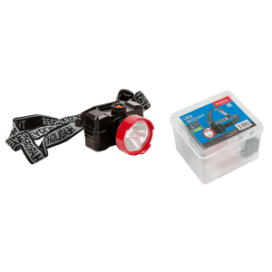 Black LED Head Lamp USB Rechargeable