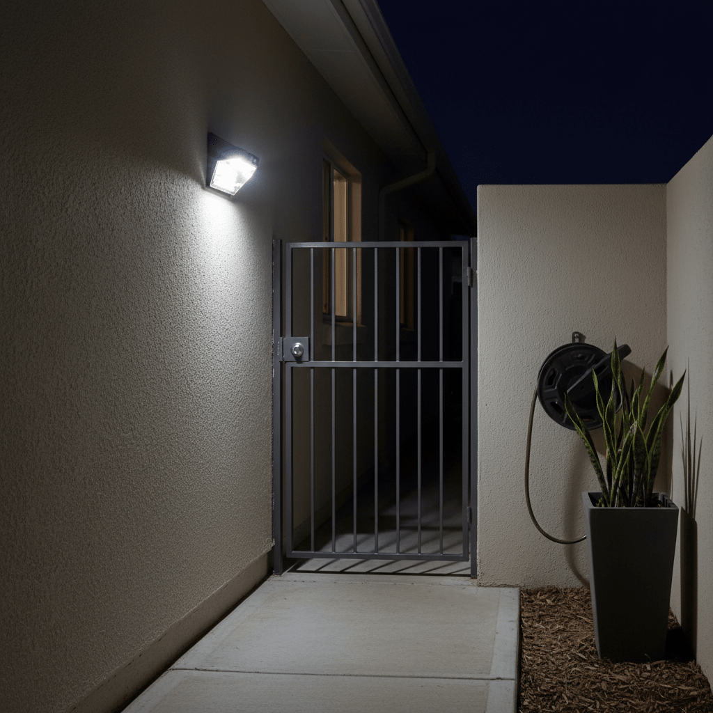 4 Watt Solar Wall Light