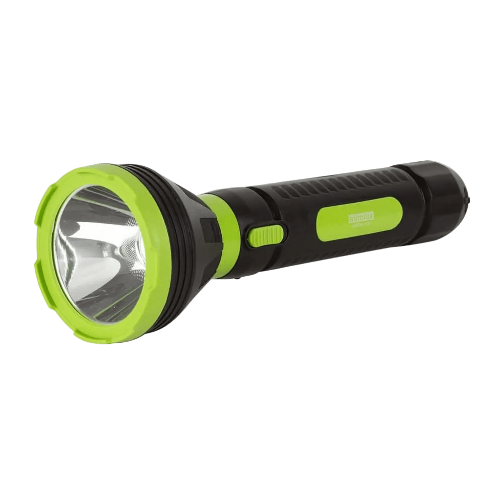 Rechargeable Torch 5W LED - 1600mAh | Black/Green